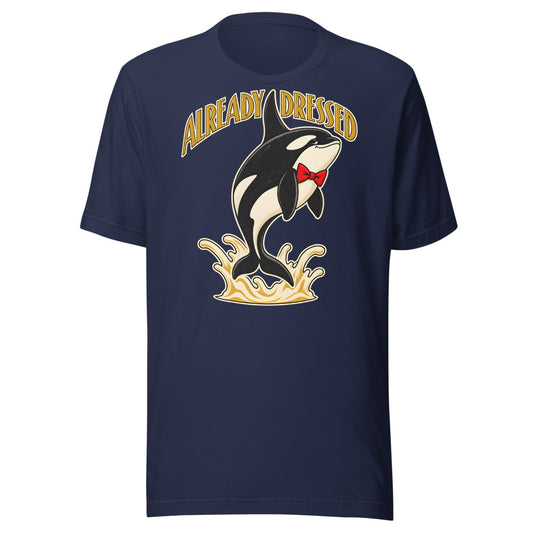 Already Dressed Orca Shirt in Navy - front view