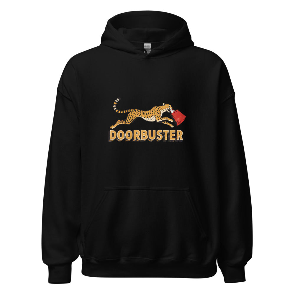 Doorbuster Cheetah funny Thanksgiving hoodie in Black