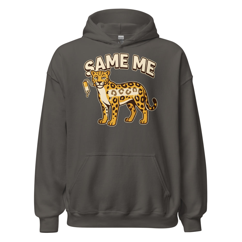 Same Spots Leopard funny New Year's hoodie in Asphalt