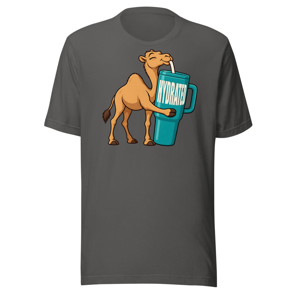 Hydrated Camel Shirt in Asphalt - front view