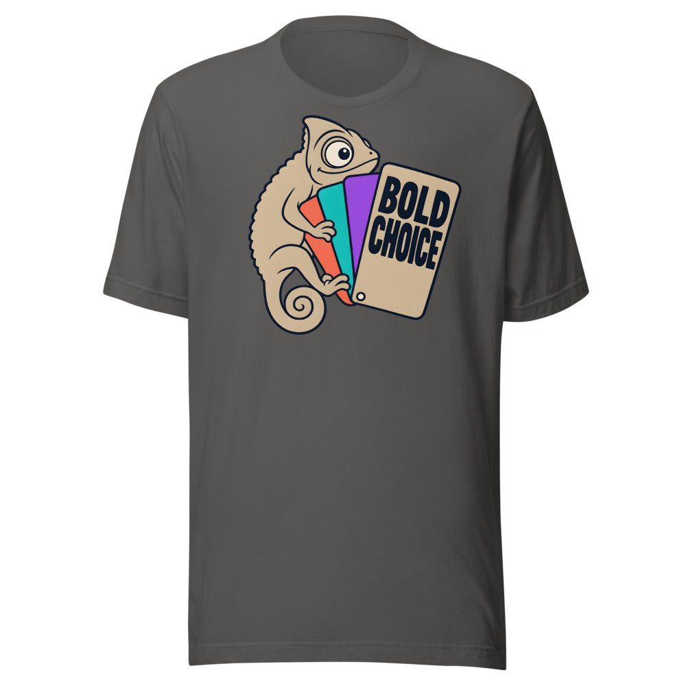 Bold Choice Chameleon Shirt in Asphalt - front view