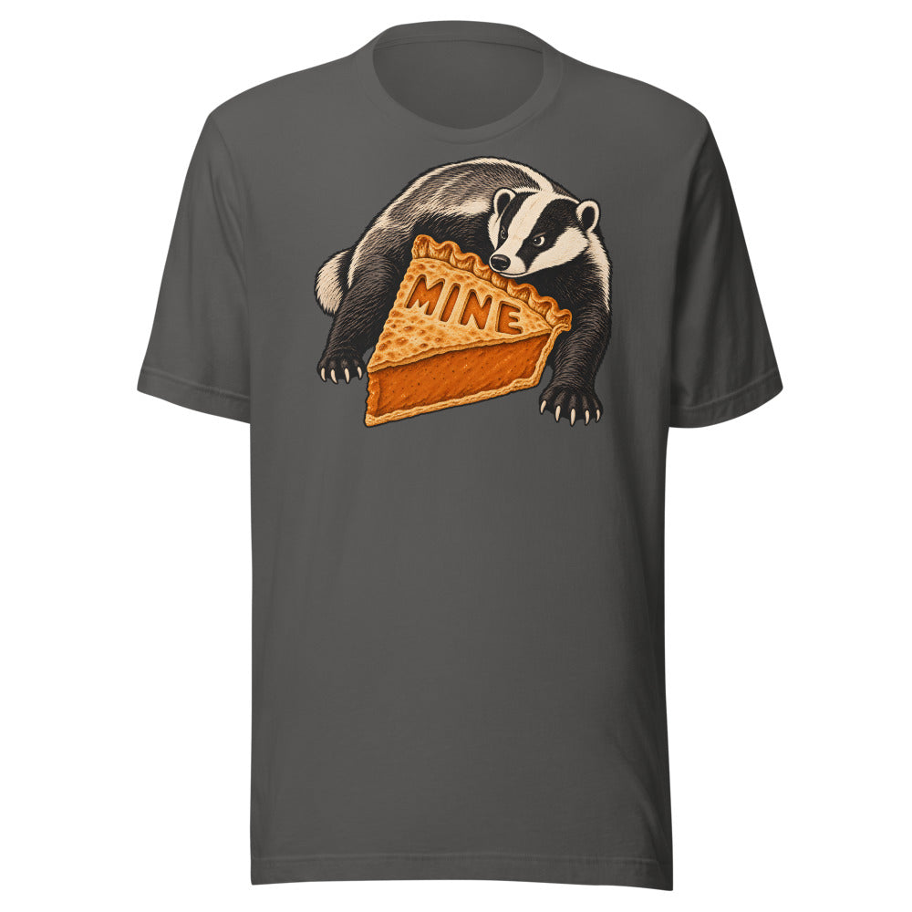 Pie Security Badger Shirt in Asphalt - front view