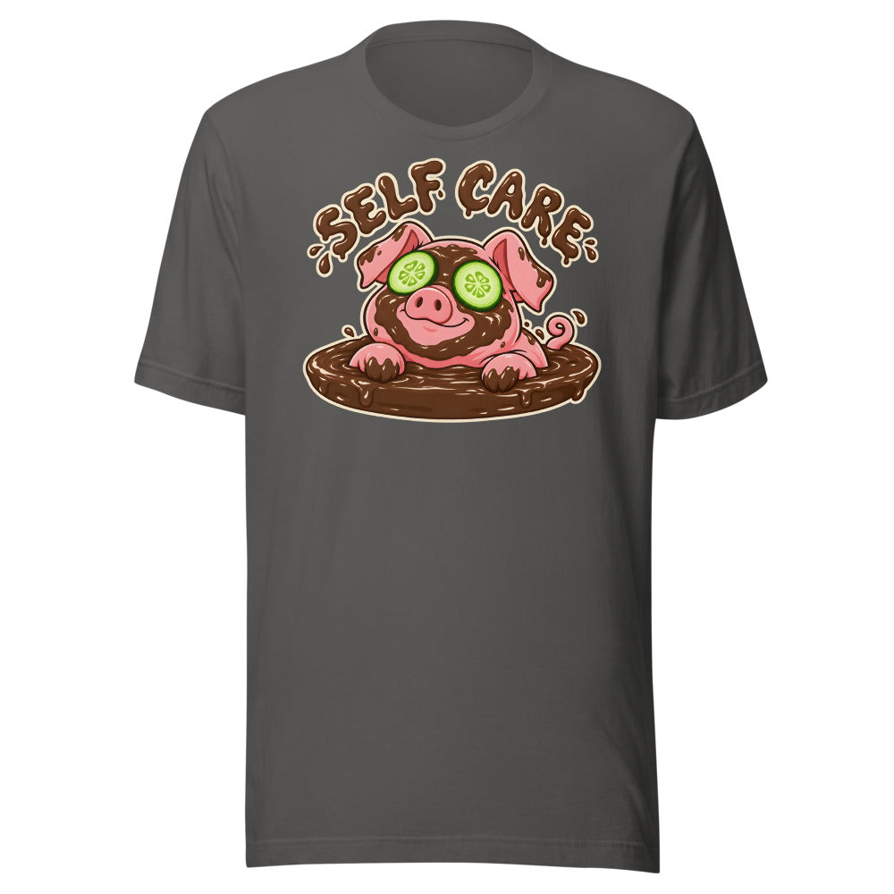 Mud Mask Pig Shirt in Asphalt - front view