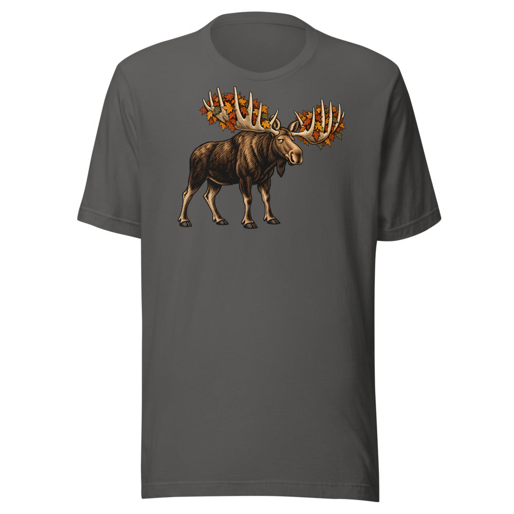 Rake Duty Moose Shirt in Asphalt - front view