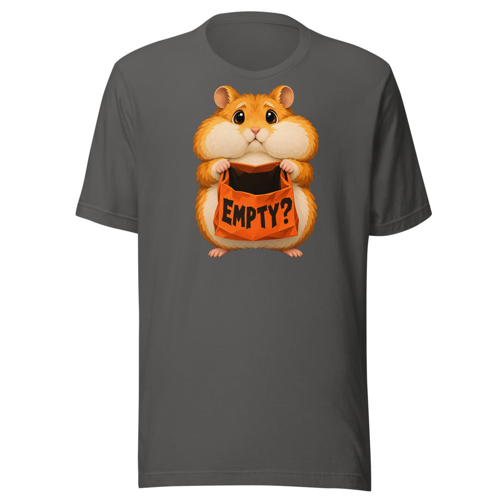 Missing Candy Hamster Shirt in Asphalt - front view