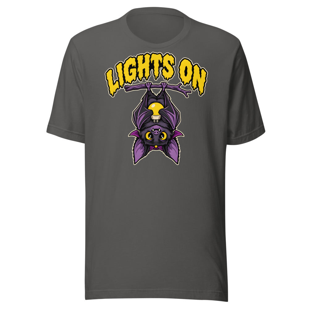 Vampire Nightlight Bat Shirt in Asphalt - front view