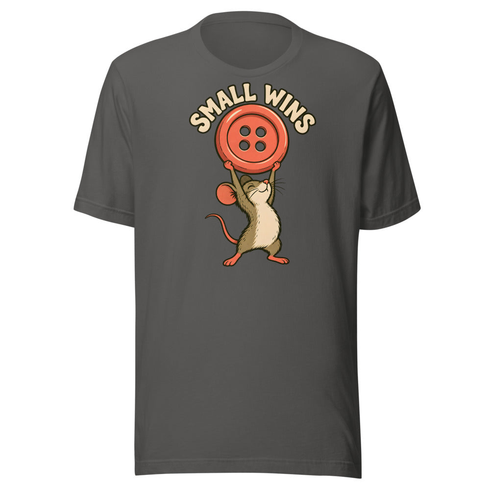 Tiny Victory Parade Mouse Shirt in Asphalt - front view