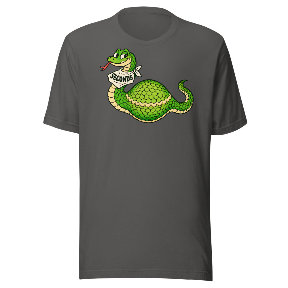 Seconds Snake Shirt in Asphalt - front view