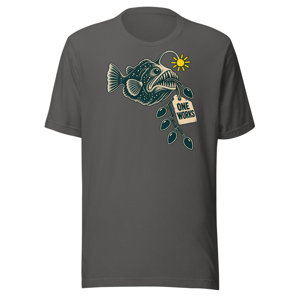 One Works Anglerfish Shirt in Asphalt - front view