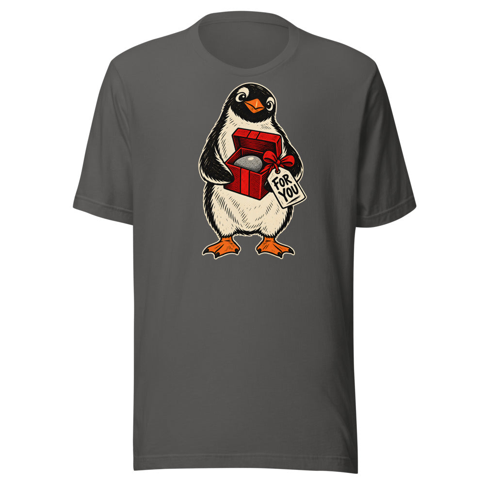 Perfect Pebble Penguin Shirt in Asphalt - front view