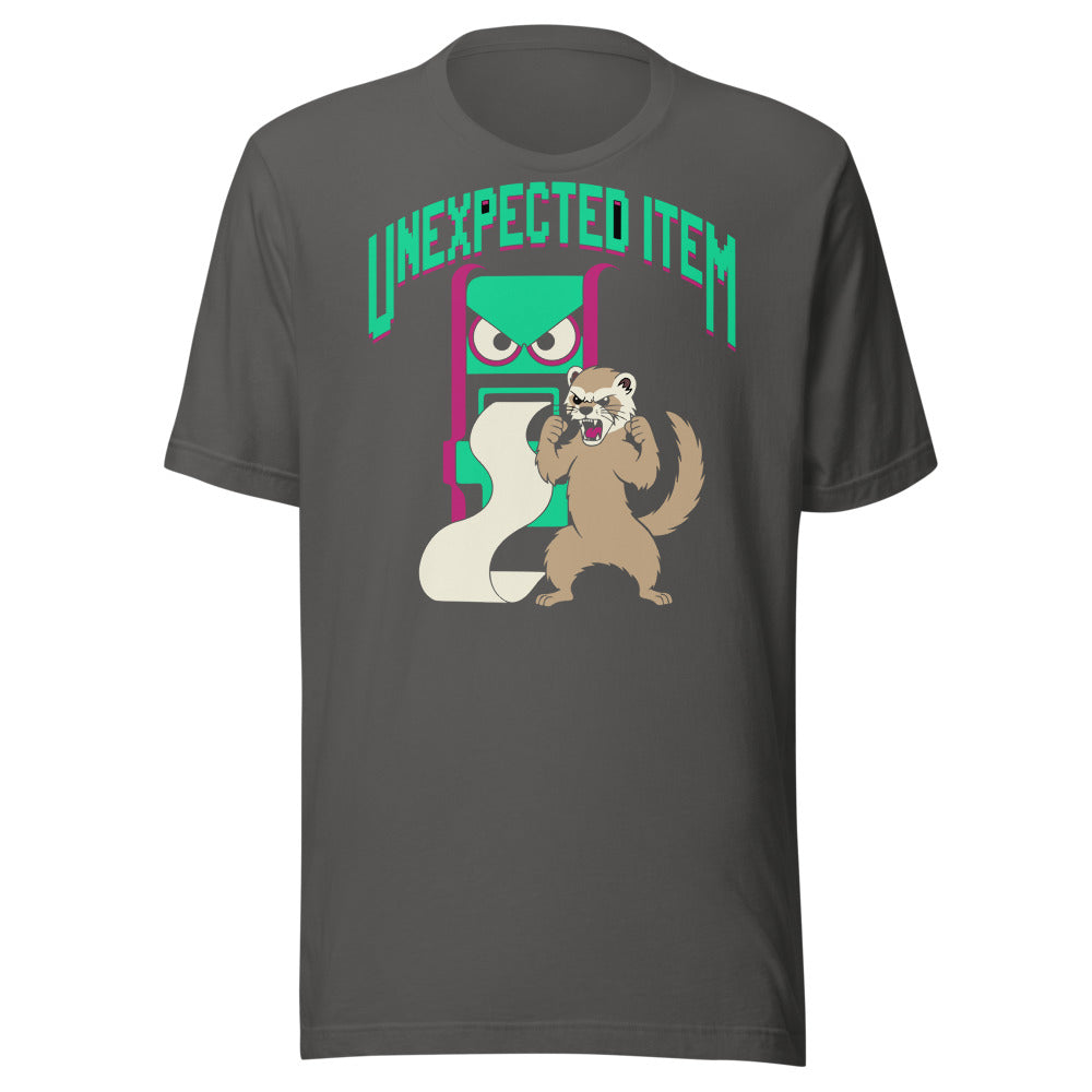 Self-Checkout Boss Fight Ferret Shirt in Asphalt - front view