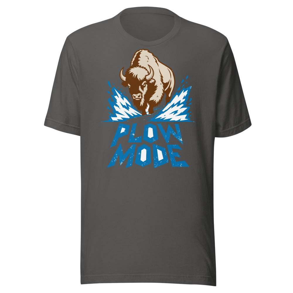 Snow Shovel Substitute Bison Shirt in Asphalt - front view