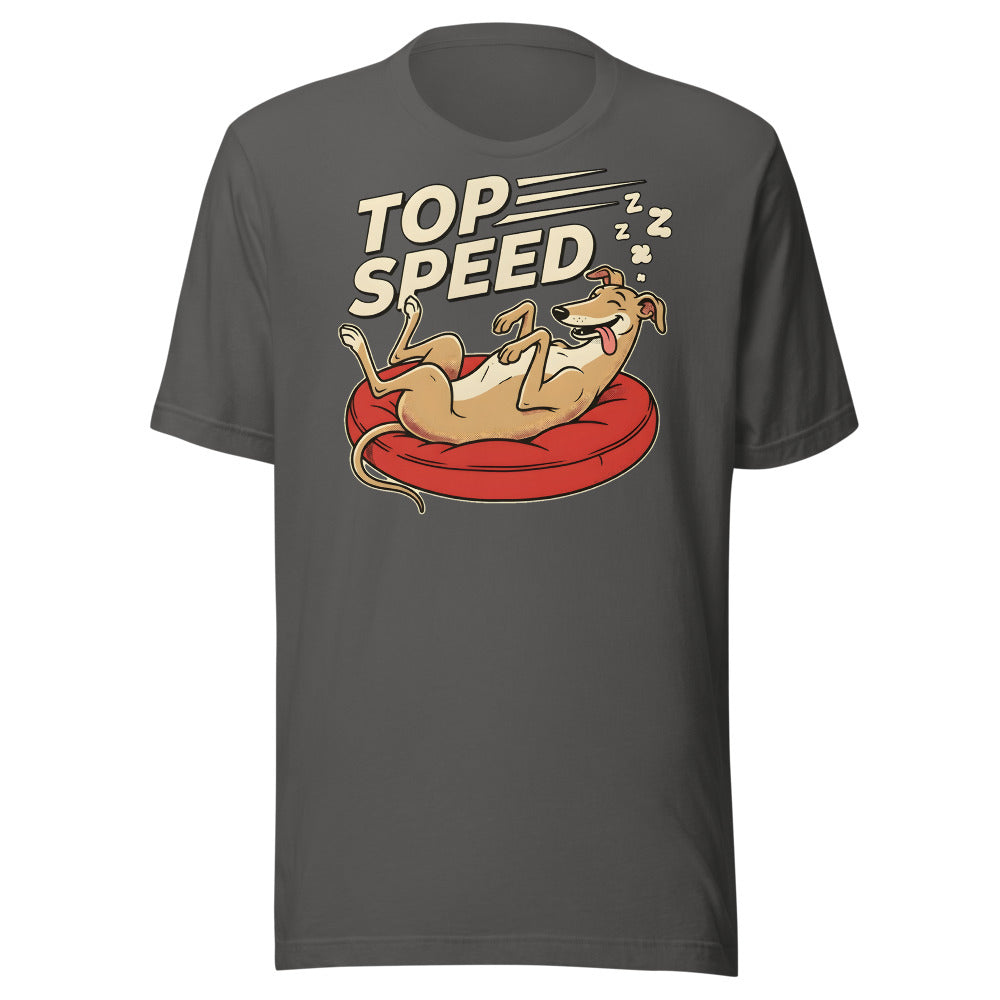 Top Speed Greyhound Shirt in Asphalt - front view