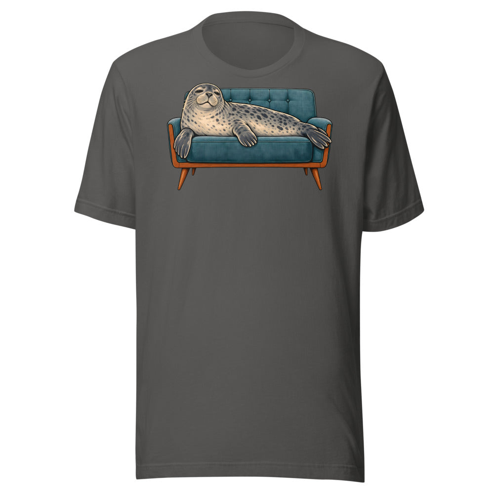 Reserved Seat Seal Shirt (Art Only) in Asphalt - front view