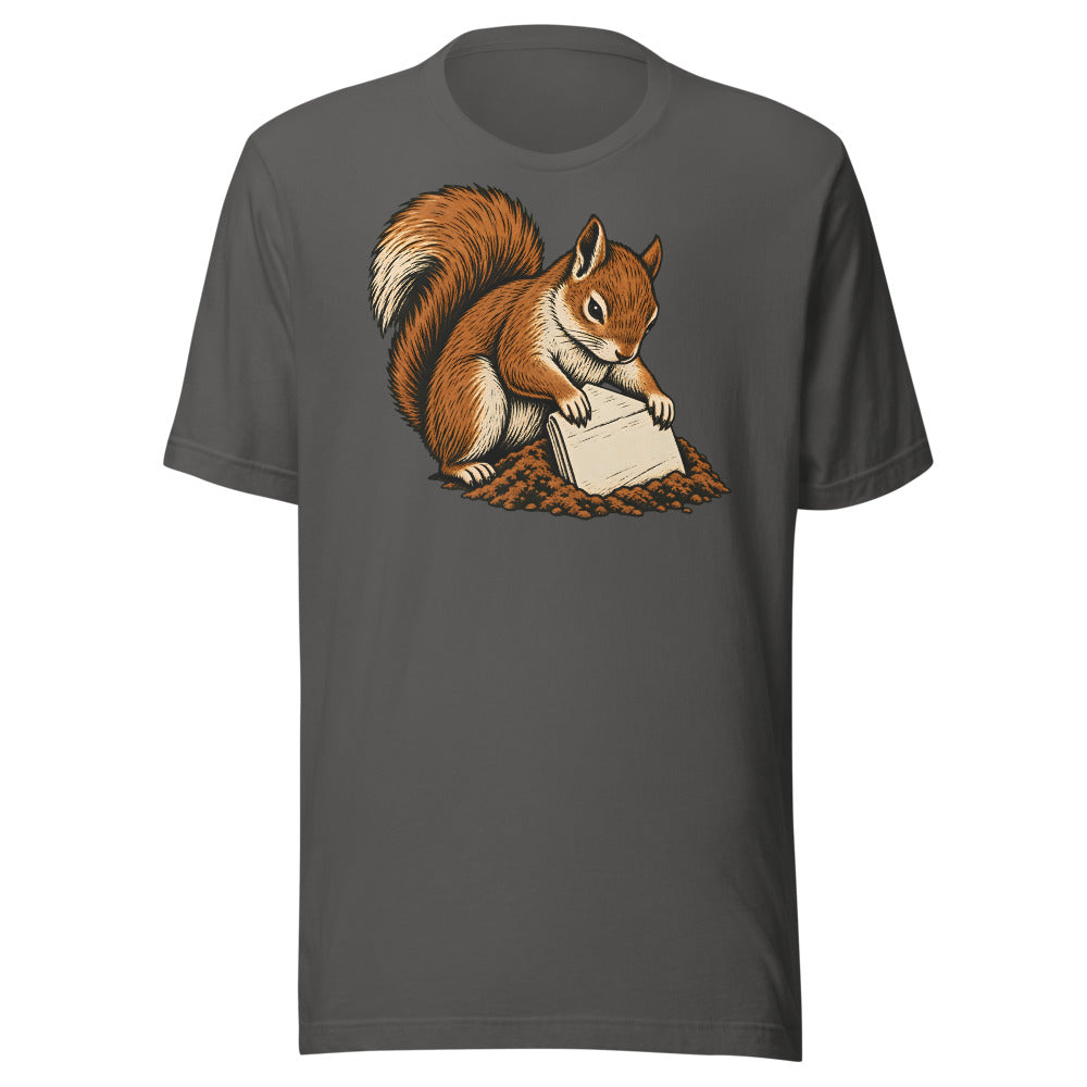Tomorrow Vault Squirrel Shirt (Art Only) in Asphalt - front view
