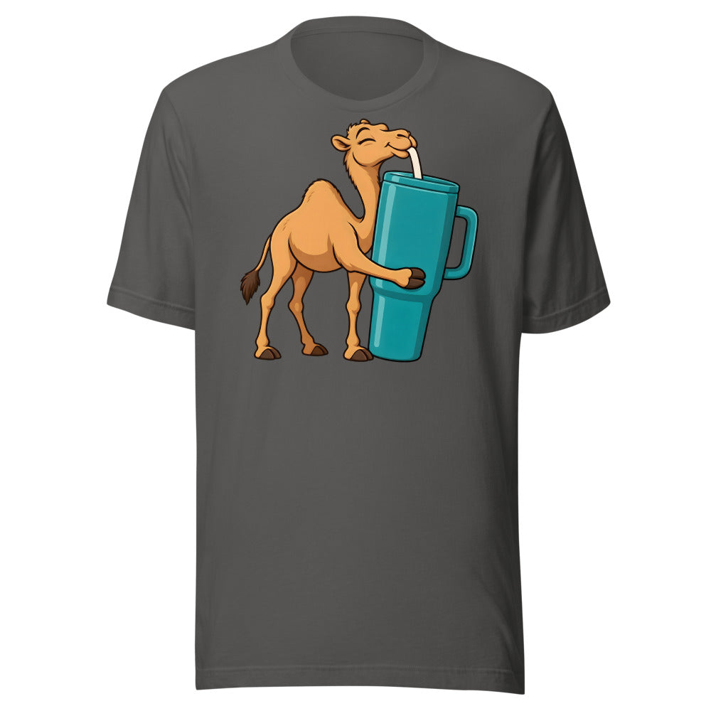 Hydrated Camel Shirt (Art Only) in Asphalt - front view