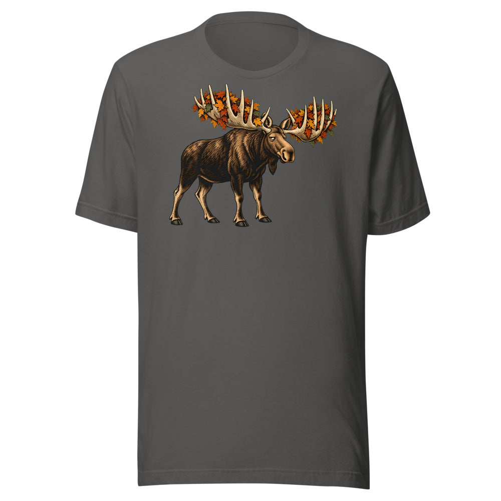 Rake Duty Moose Shirt (Art Only) in Asphalt - front view