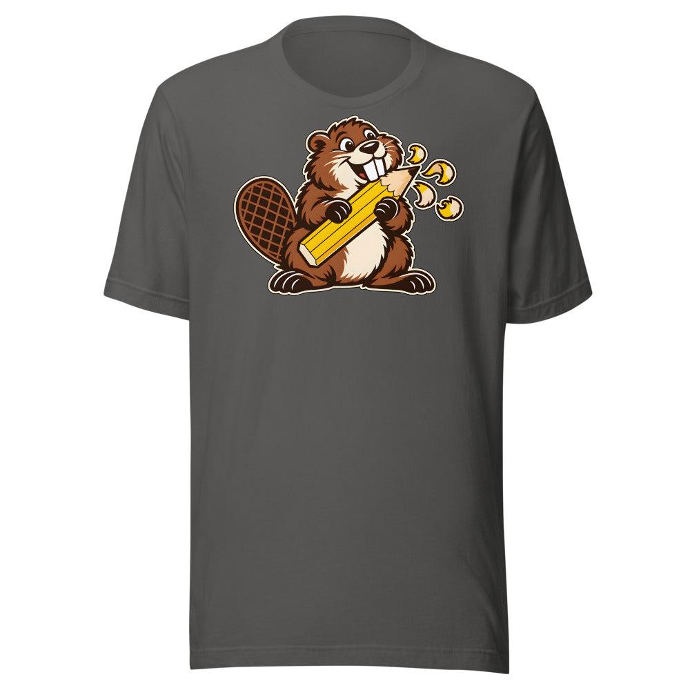 Eager Beaver Shirt (Art Only) in Asphalt - front view