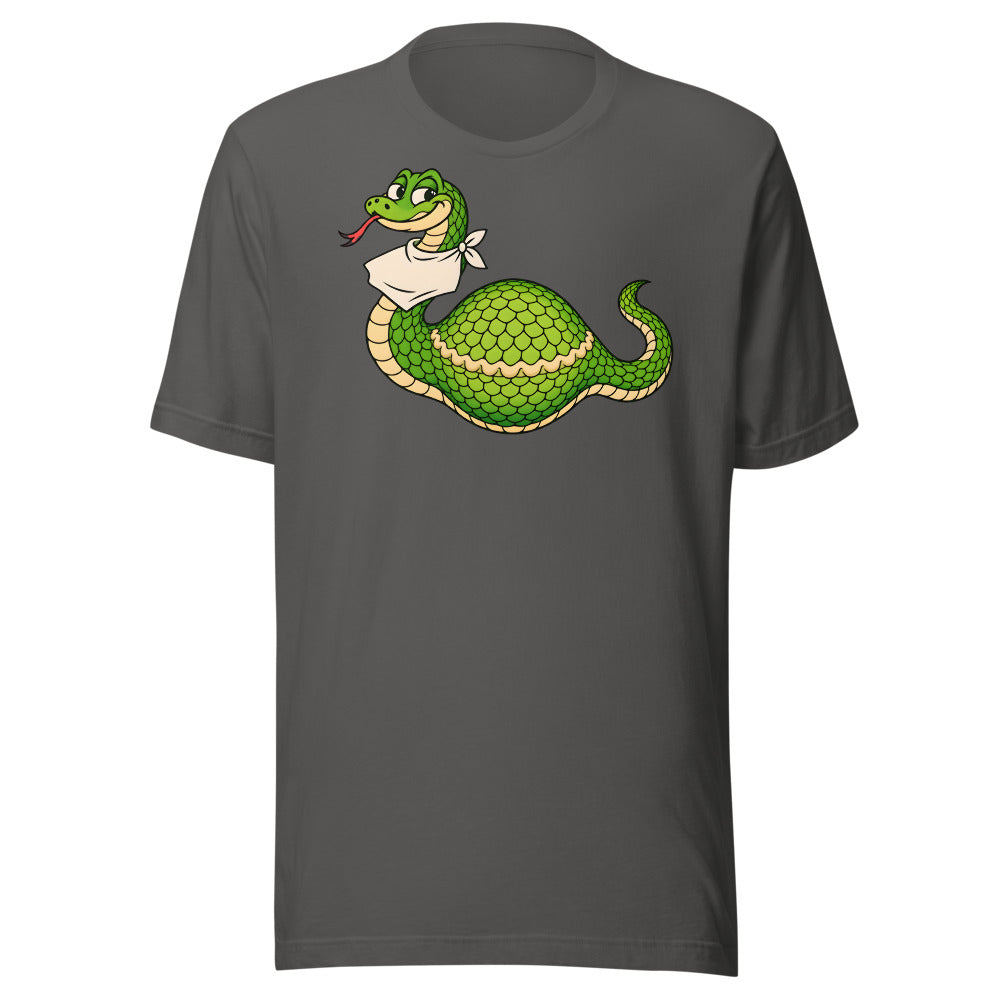 Seconds Snake Shirt (Art Only) in Asphalt - front view