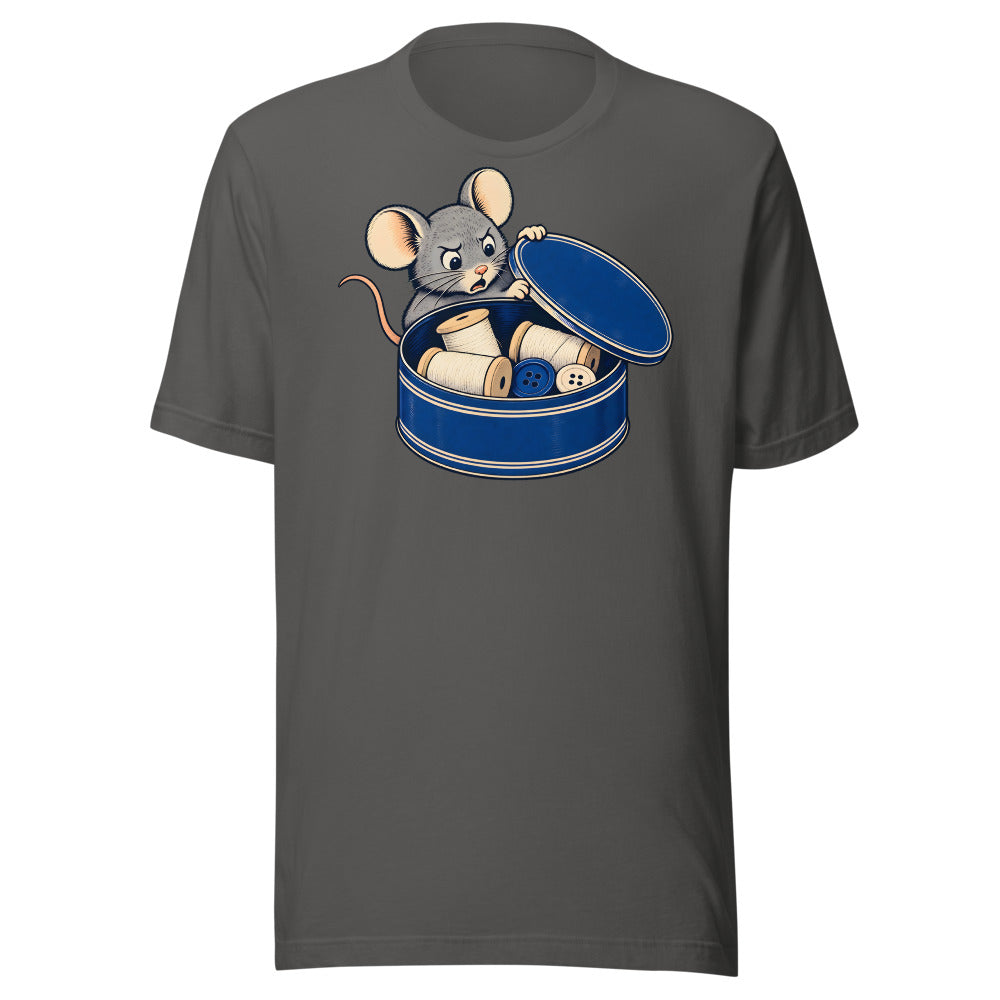 Not Cookies Mouse Shirt (Art Only) in Asphalt - front view