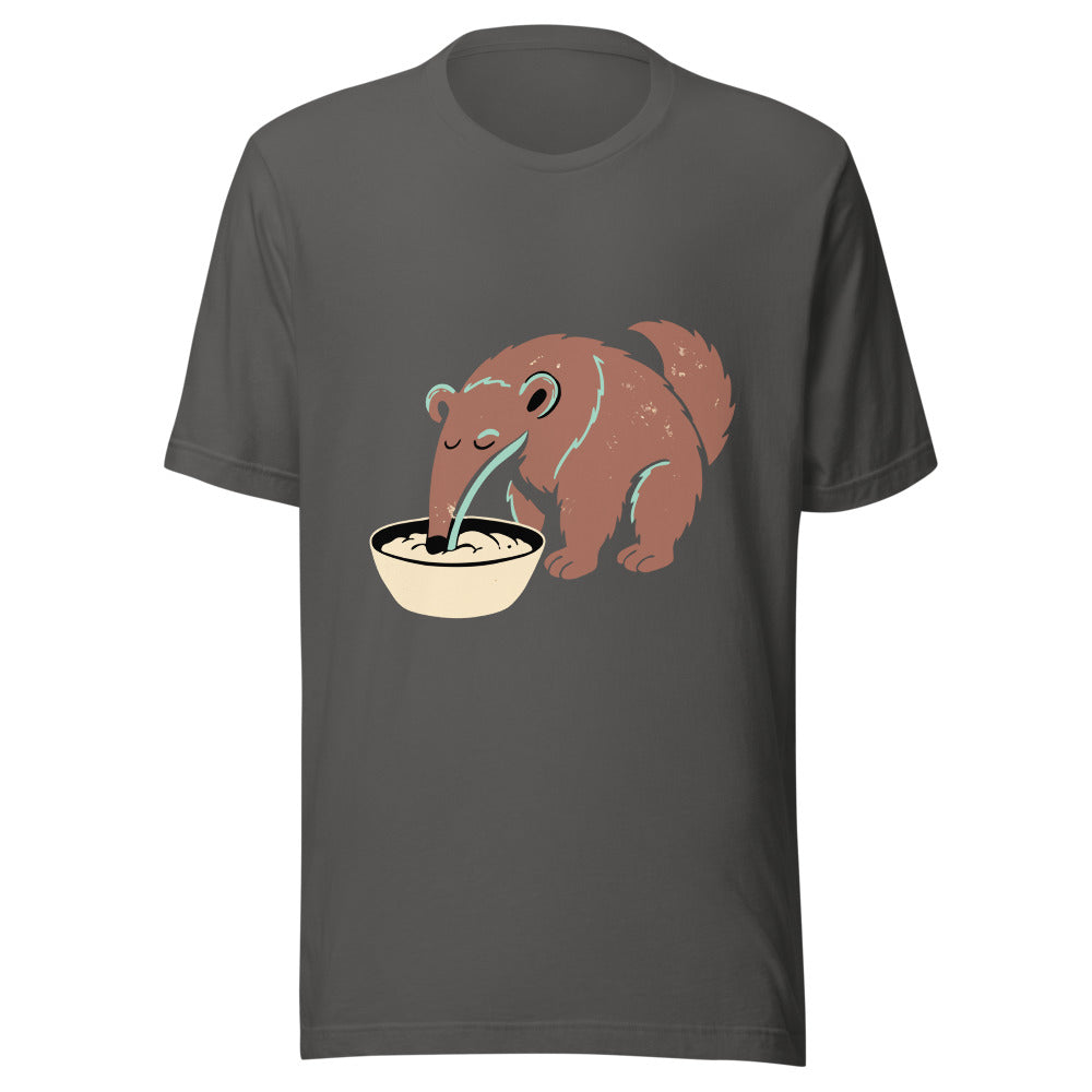 Quality Control Anteater Shirt (Art Only) in Asphalt - front view