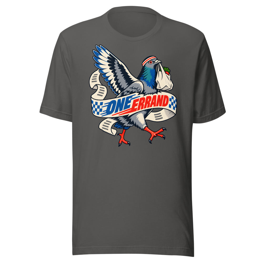 One Errand Grand Prix Pigeon Shirt in Asphalt - front view