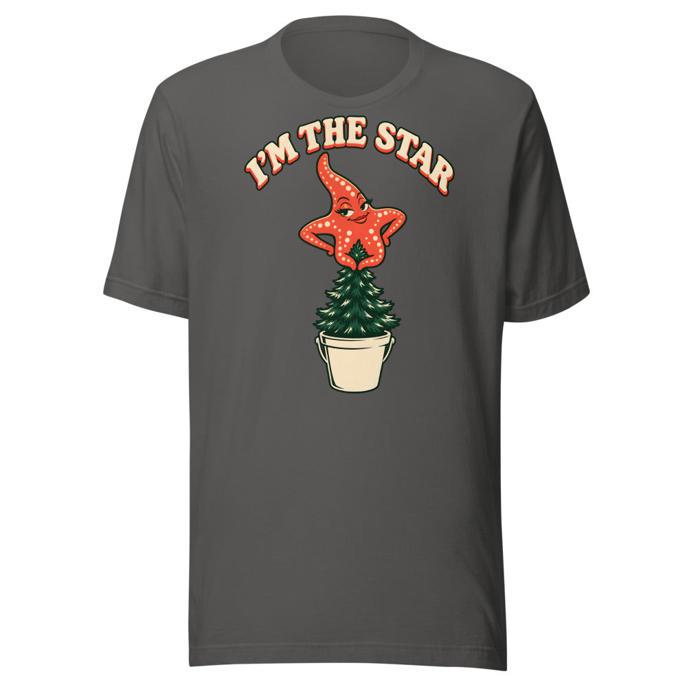 I'm The Star Starfish Shirt in Asphalt - front view