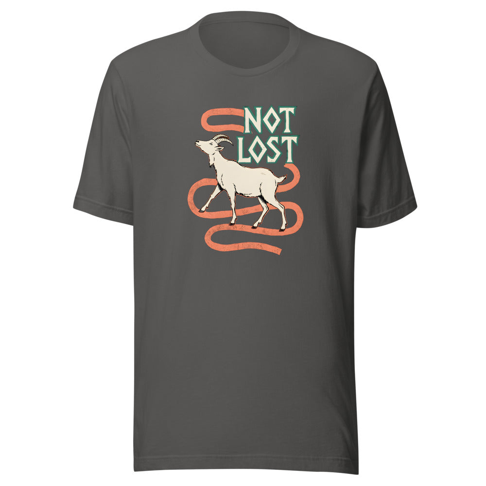 Not Lost Mountain Goat Shirt in Asphalt - front view