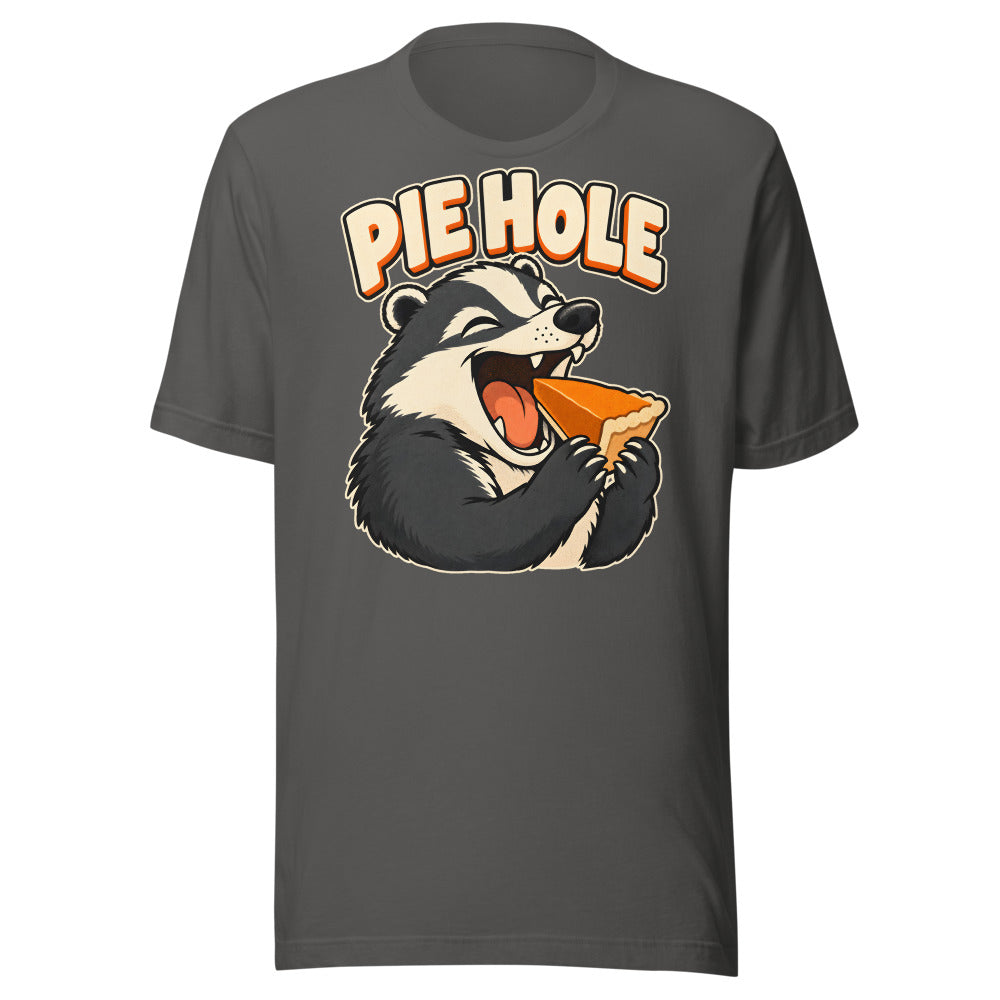 Pie Priority Badger Shirt in Asphalt - front view