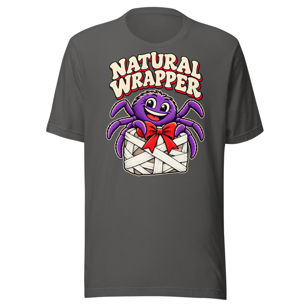 Gift Wrap Specialist Spider Shirt in Asphalt - front view