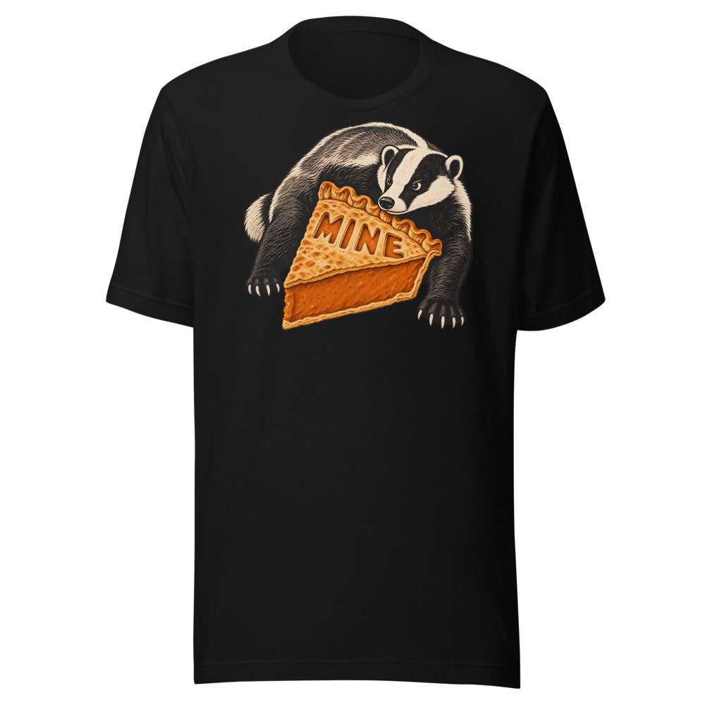 Pie Security Badger Shirt in Black - front view