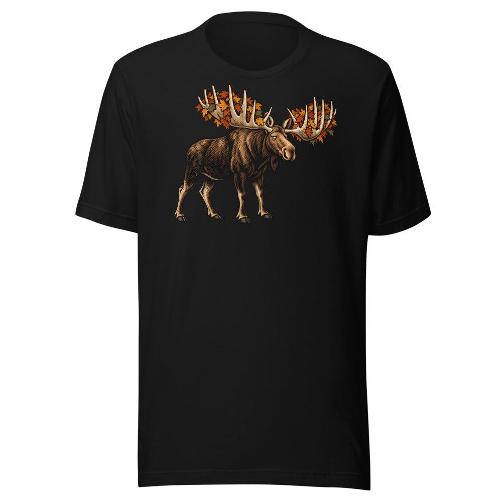 Rake Duty Moose Shirt in Black - front view