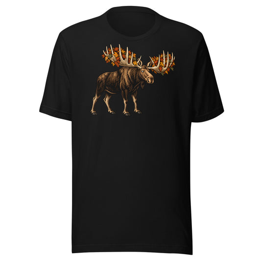 Rake Duty Moose Shirt in Black - front view