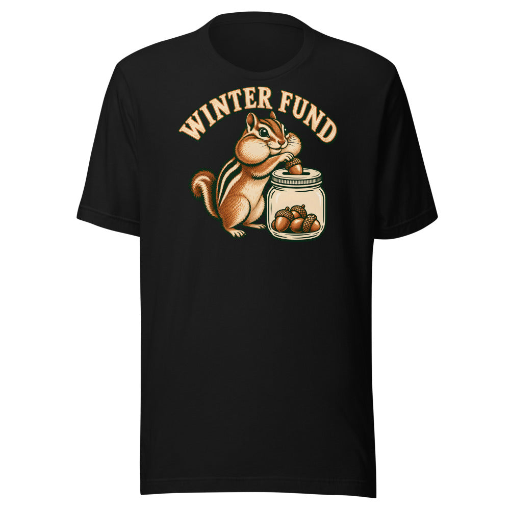Acorn Budget Chipmunk Shirt in Black - front view