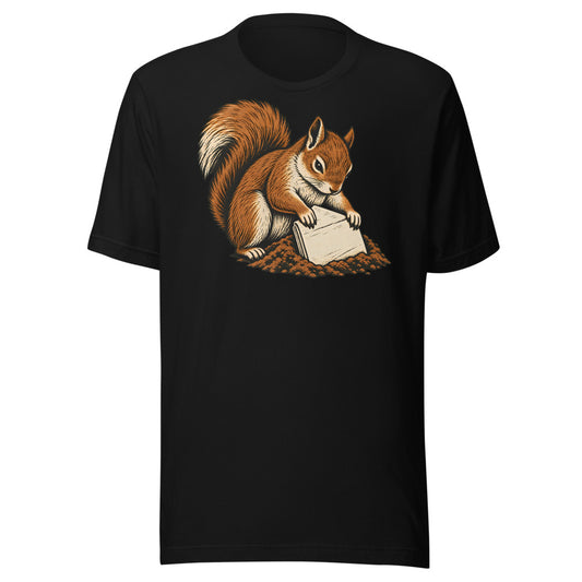 Tomorrow Vault Squirrel Shirt (Art Only) in Black - front view