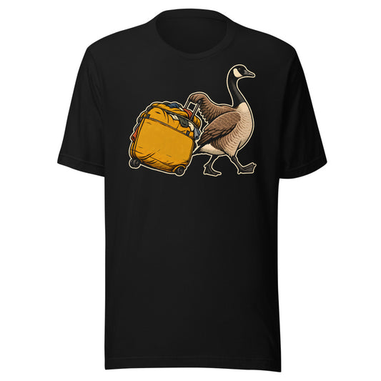Migration Season Goose Shirt (Art Only) in Black - front view