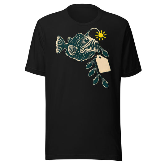 One Works Anglerfish Shirt (Art Only) in Black - front view