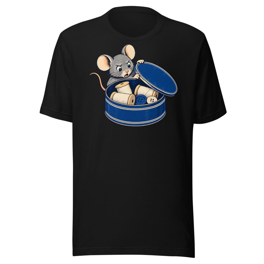 Not Cookies Mouse Shirt (Art Only) in Black - front view