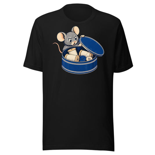 Not Cookies Mouse Shirt (Art Only) in Black - front view