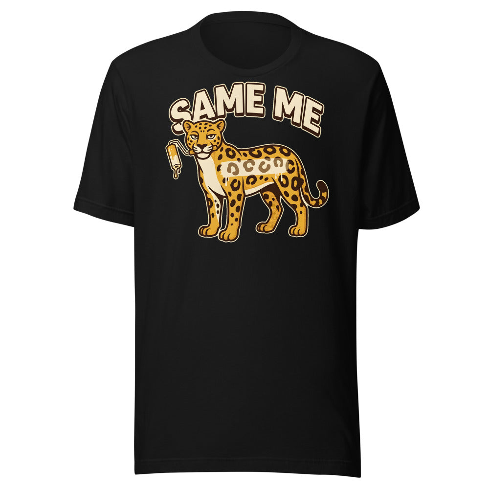 Same Spots Leopard funny New Year's shirt in Black