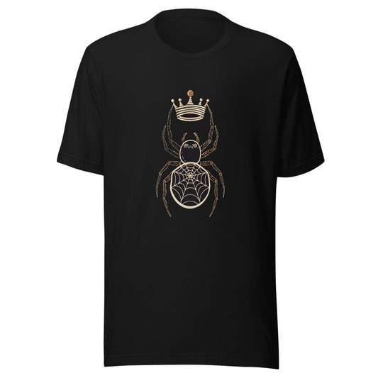 Self-Made Spider Shirt (Art Only) in Black - front view