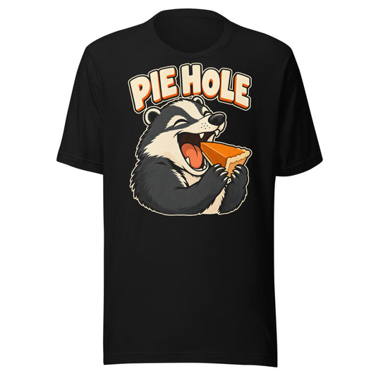 Pie Priority Badger Shirt in Black - front view