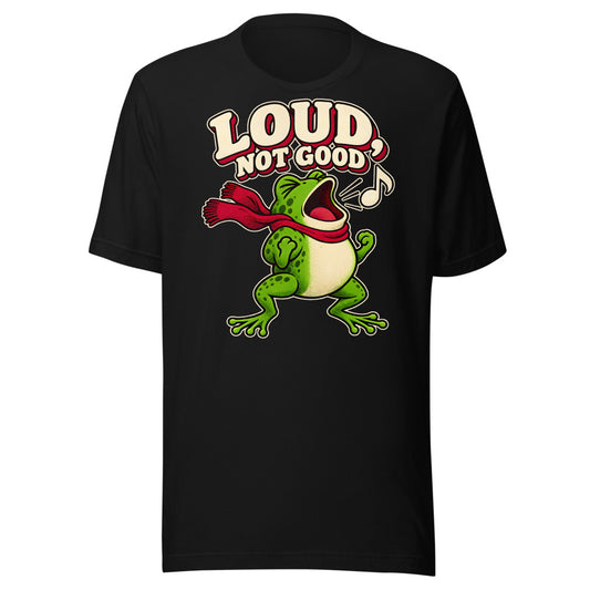 Carol Soloist Frog Shirt in Black - front view