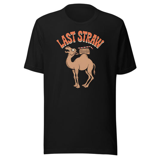 Last Straw Camel Shirt in Black - front view