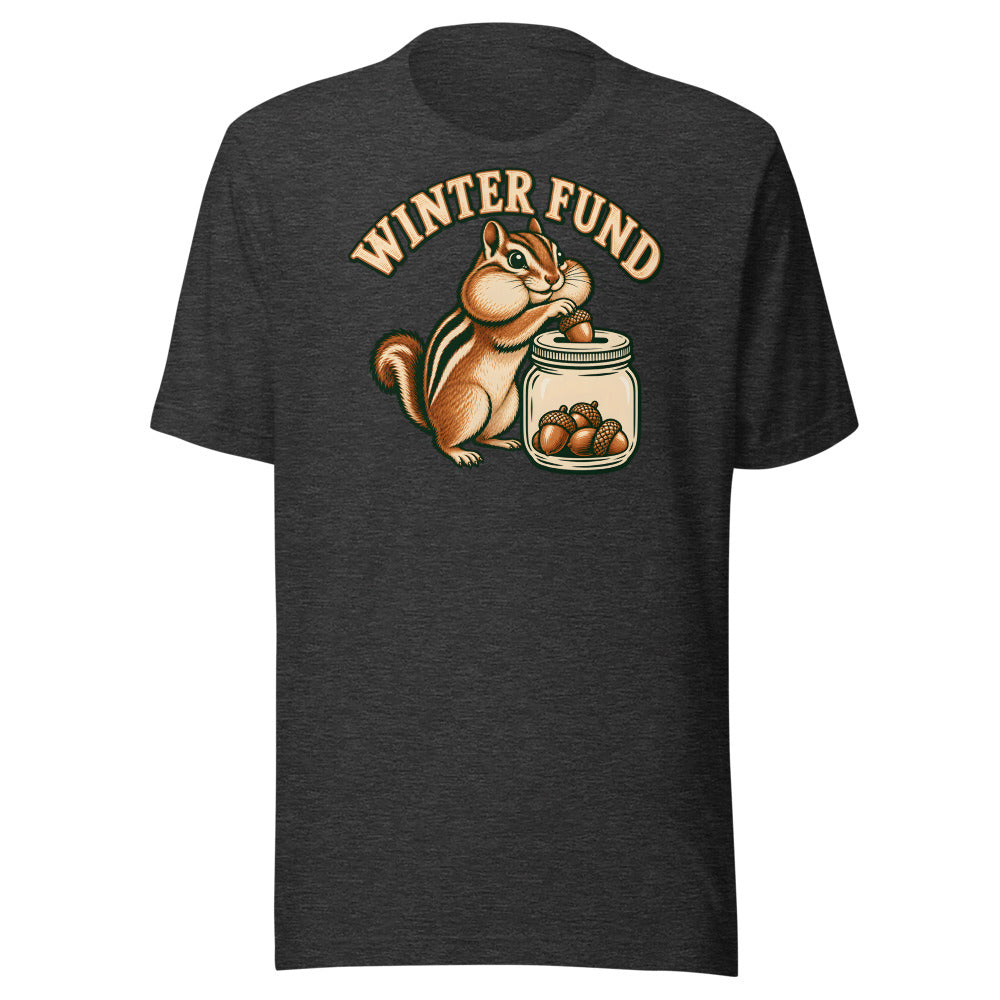 Acorn Budget Chipmunk Shirt in Dark Grey Heather - front view