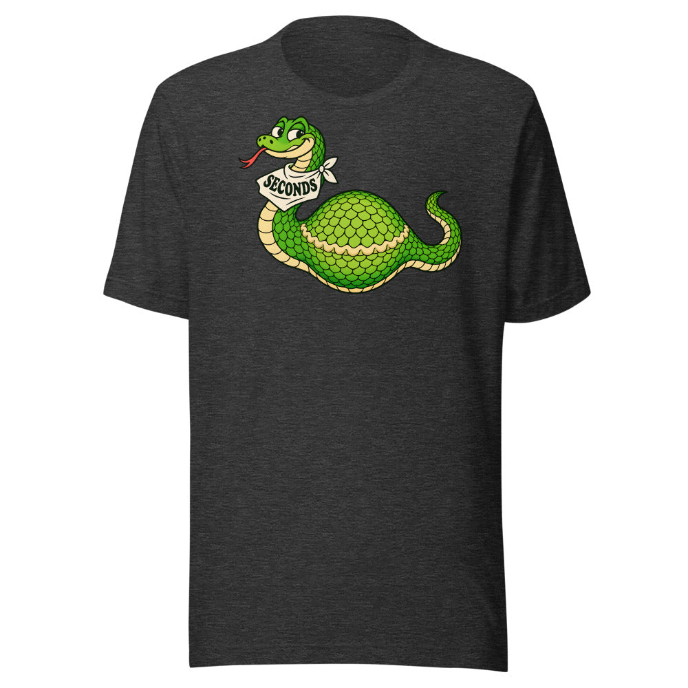 Seconds Snake Shirt in Dark Grey Heather - front view