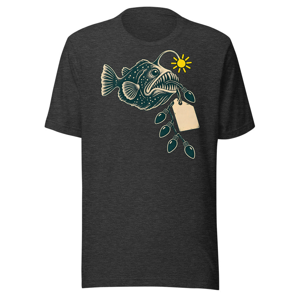 One Works Anglerfish Shirt (Art Only) in Dark Grey Heather - front view