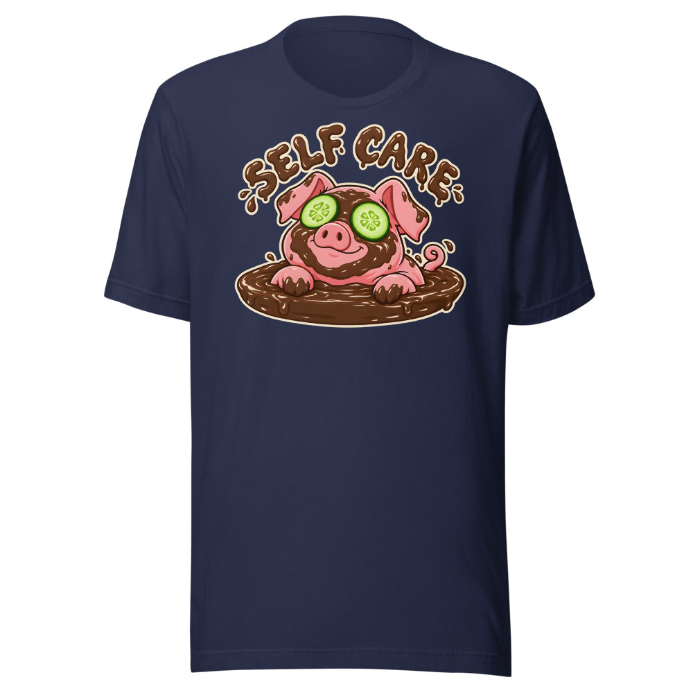 Mud Mask Pig Shirt in Navy - front view