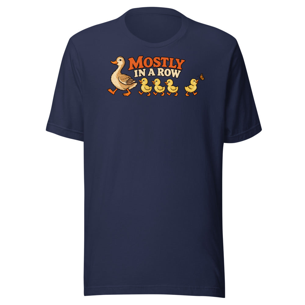 Ducks in a Row Duckling Shirt in Navy - front view