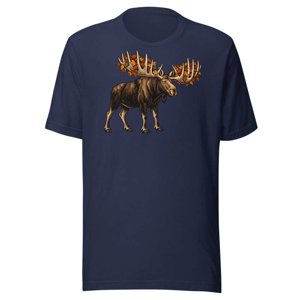 Rake Duty Moose Shirt in Navy - front view